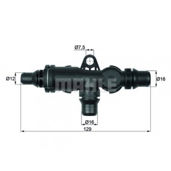 Termostat M54 M57 M62 N62 [X5:E53] 82C